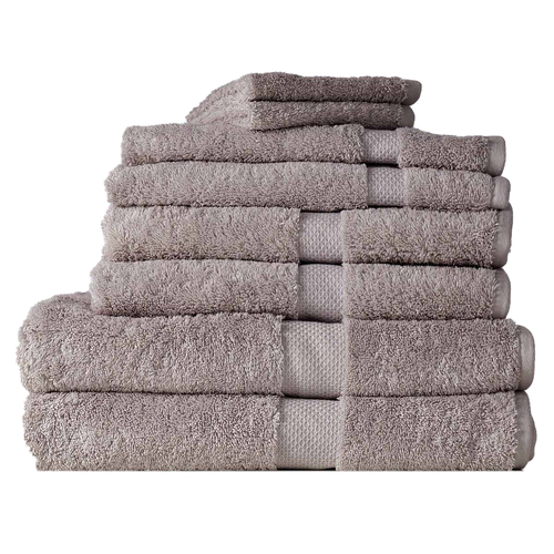 8pc Canningvale Royal Splendour Home Decor Bathroom Towel Set Storm Grey