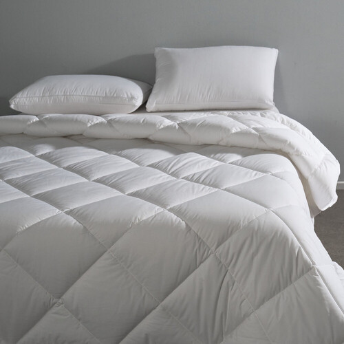 Canningvale Queen Bed Luxury Quilt White Bedding/Blanket