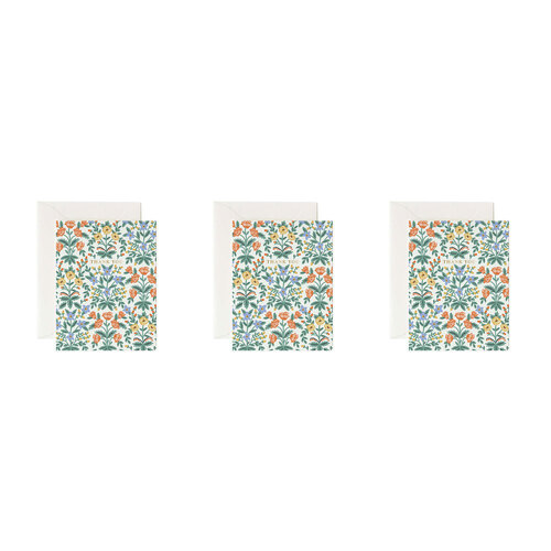 3PK Rifle Paper Co Single Card w/ Envelope Lotte Thank You 11x14cm