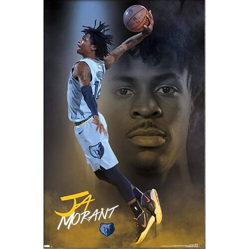 NBA Ja Morant Poster Home/Room Wall Decor Display 91x61cm