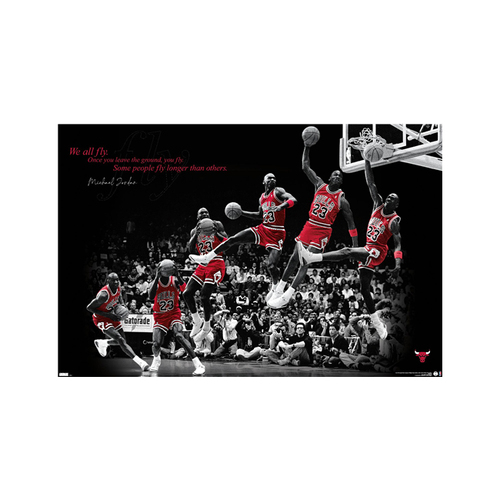 Impact Merch Michael Jordan Fly Regular Sized Poster 92x61cm