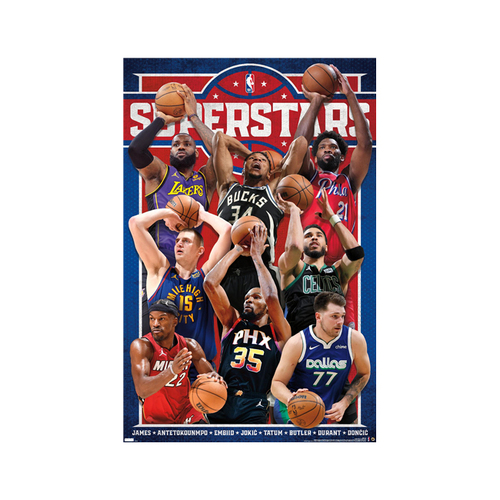 Impact Merch NBA League Superstars 23 Regular Sized Poster 92x61cm