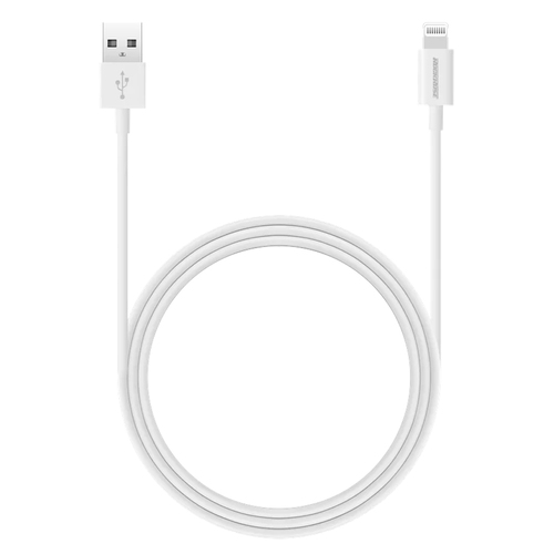 RockRose Ivory AL 1m 2.4A USB-A to Lightning Charging MFI-Certified Cable For Apple