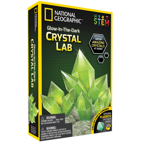 National Geographic Glow-In-The-Dark Crystal Lab Kids Toy 8+