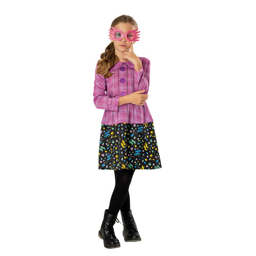 Harry Potter Luna Lovegood Kids Dress Up Costume Size 6-8y