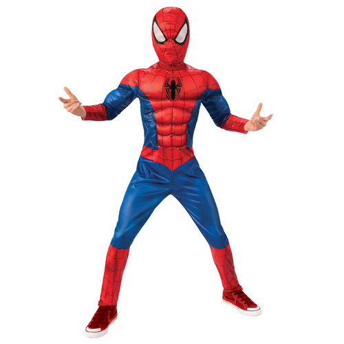 Marvel Spider-Man Deluxe Lenticular Boys Dress Up Costume - Size 3-5 YRS