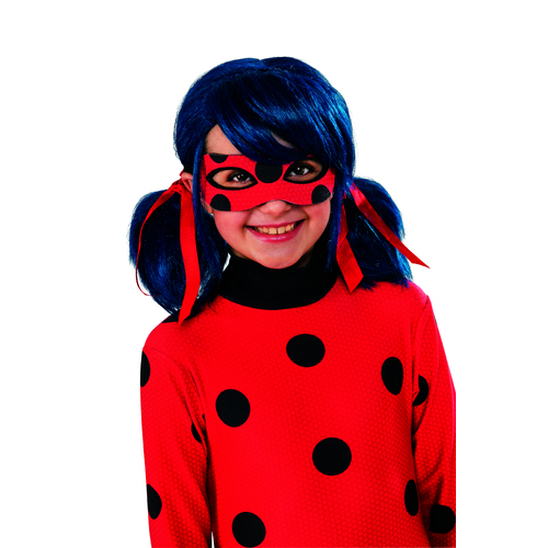 Miraculous Ladybug Blue Wig Kids/Child Hair Costume Accessory