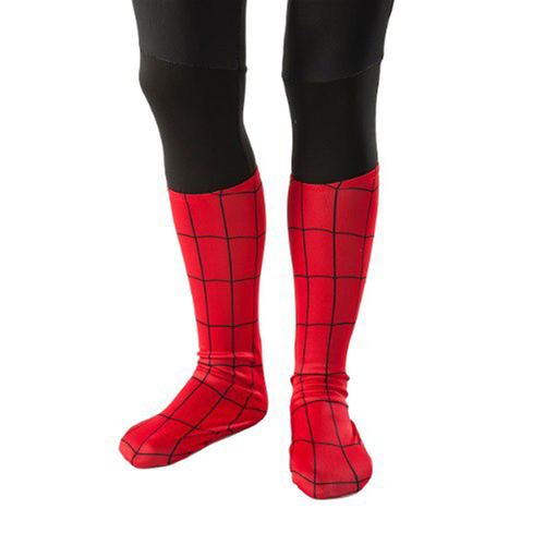 Spider-Man Boot Covers Kids/Children Costume Accessory Red 