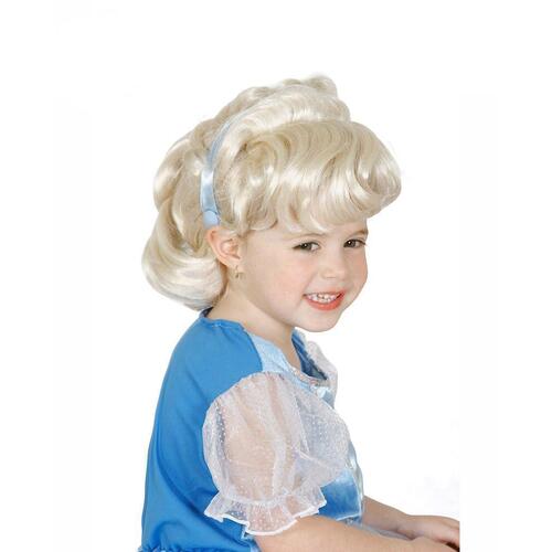 Disney Princess Cinderella Wig Kids/Children Blonde Hair Accessory