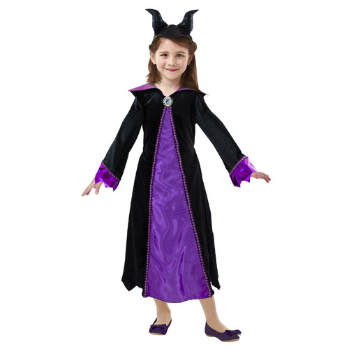 Disney Maleficent Deluxe Girls Dress Up Costume - Size 3-5 YRS