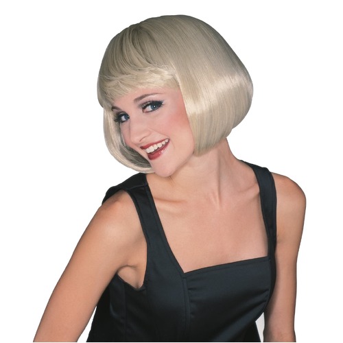 Supermodel Short Blonde Hair Wig Costume Accessory Adult