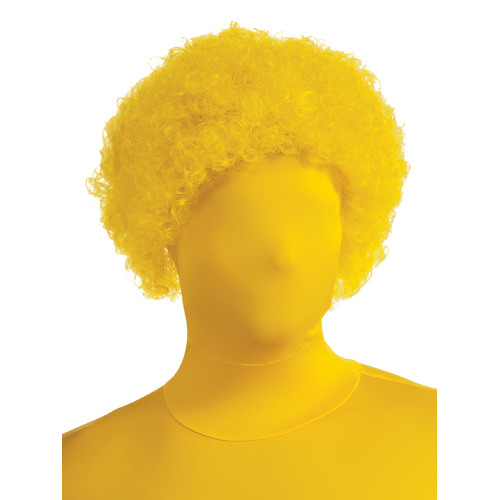 Second Skin Afro Hair Wig Kids/Children Costume Yellow