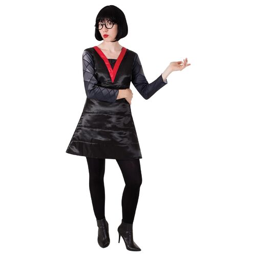 Disney Pixar Edna Mode Deluxe Womens Dress Up Costume - Size M