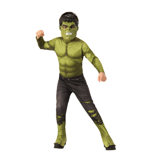 Marvel Hulk Classic Boys Dress Up Costume - Size 3-5y