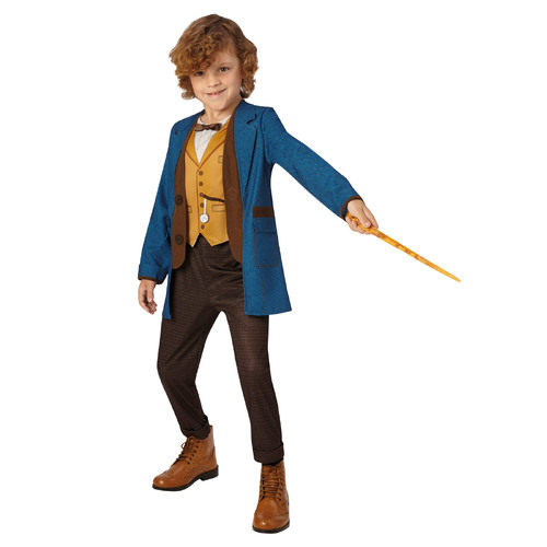 Harry Potter Newt Scamander Deluxe Boys Dress Up Costume - Size 6-8y