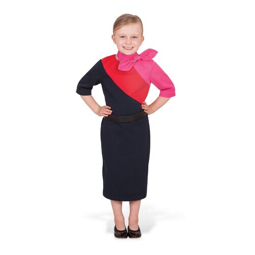 Rubies Qantas Female Cabin Crew Uniform - Size 3-5