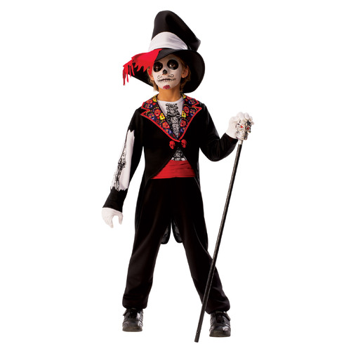 Rubies Day Of The Dead Boys Boys Dress Up Costume - Size 3-5y