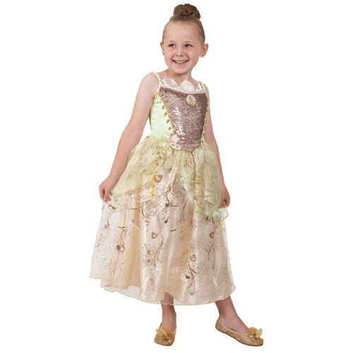 Disney Tiana Ultimate Princess Girls Dress Up Costume - Size 3-5 Yrs