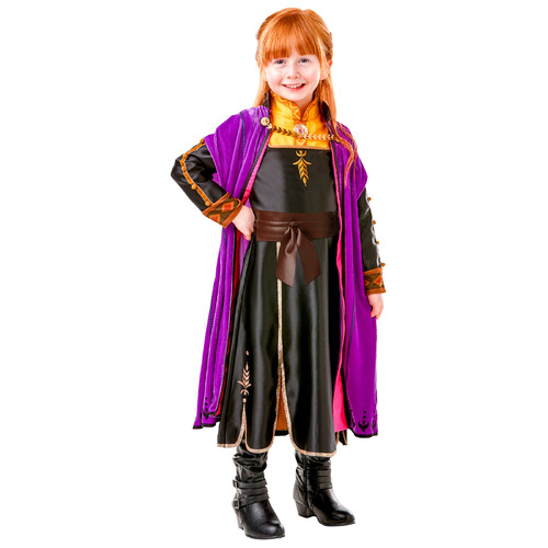 Rubies Anna Frozen 2 Premium Dress Up Costume- Size 6-8