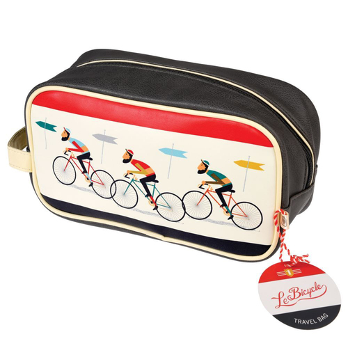 Rex London Le Bicycle Wash Bag w/ 2 Internal Pockets 26x14cm