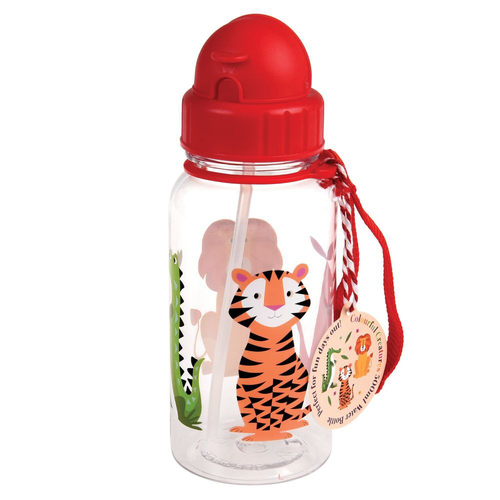 Rex London Kids/Child 500ml Plastic Water Bottle - Colourful Creatures