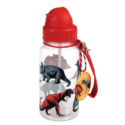 Rex London Kids/Child 500ml Plastic Water Bottle - Prehistoric