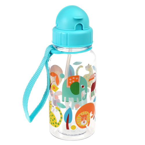 Rex London Kids/Child 500ml Plastic Water Bottle - Wild Wonders