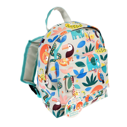 Rex London Kids/Children Mini Backpack Bag 21x25cm - Wild Wonders