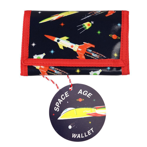 Rex London Kids/Childrens Wallet Trifold 24.5x13.5cm - Space Age