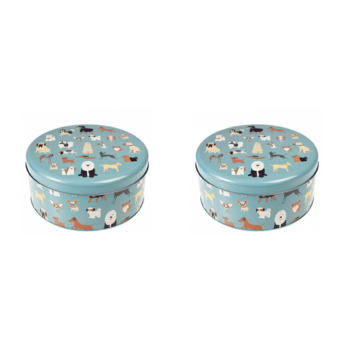 2PK Rex London Cake Tin Kitchen Storage Round 24cm - Best In Show