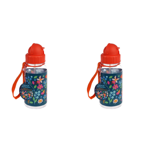 2PK Rex London Kids/Child 500ml Plastic Water Bottle - Fairies