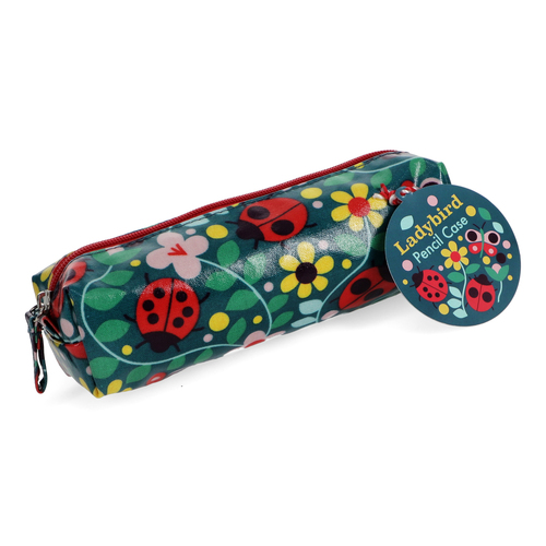 Rex London Pencil Case Stationery Organiser 9x21cm - Ladybird