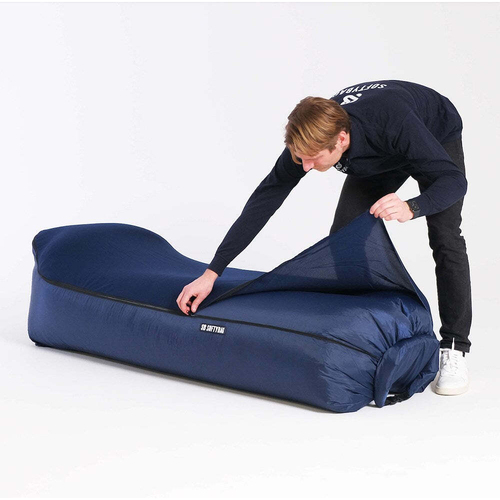 Formula Sports Inflatable 175cm Softybag w/ Cover - Navy Blue