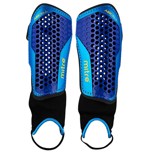 Mitre Aircell Carbon Shinguards Pair M Black/Cyan