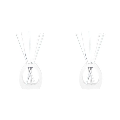 2PK Arome Ambiance Arch Series Liquidless Reed Diffuser Set Clear Air Scent