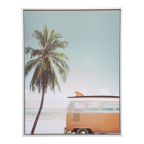 LVD Framed Canvas/Pine 70x90cm Combi Bright Wall Hanging Art