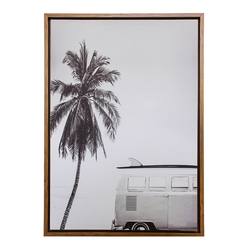 LVD Framed Canvas/Pine 50x70cm Combi Wall Hanging Art