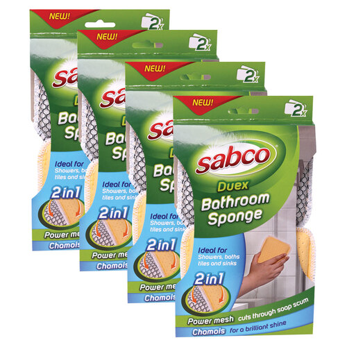 8pc Sabco Duex Bathroom Sponge