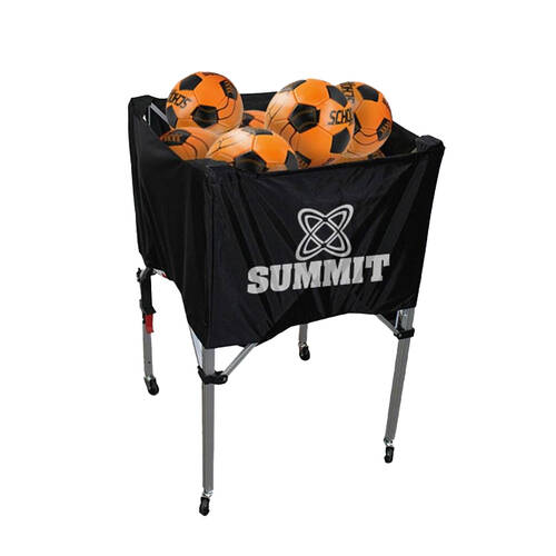 Summit Global Collapsible Ball Carry Cart w/ Wheels - Black