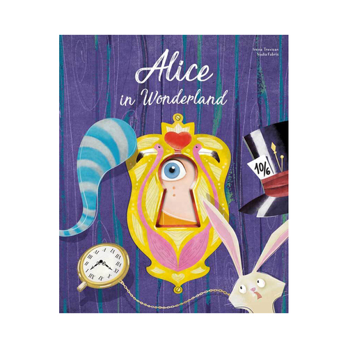 Sassi Kids/Children Die-Cut Fairy Tale Book Alice in Wonderland 4y+