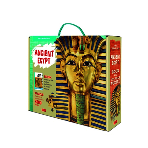 Sassi Junior The Mask of Tutankhamun Puzzle & Book Set Kids 6y+