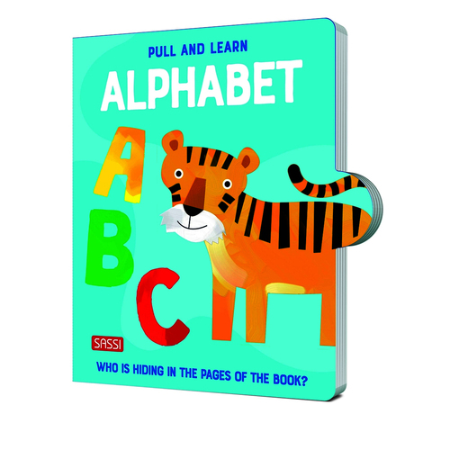 Sassi Pull & Play Book Kids/Children Learning The Alphabet 1y+ 