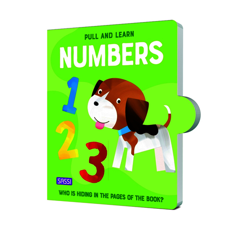 Sassi Pull & Play Book Kids/Children Reading/Learning Numbers 1y+