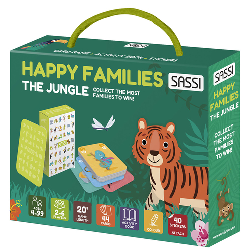 Sassi Games Happy Families Jungle Game Kids/Children 4y+