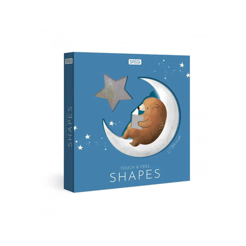 Sassi Touch & Feel Shapes Kids Educational Pocket Book