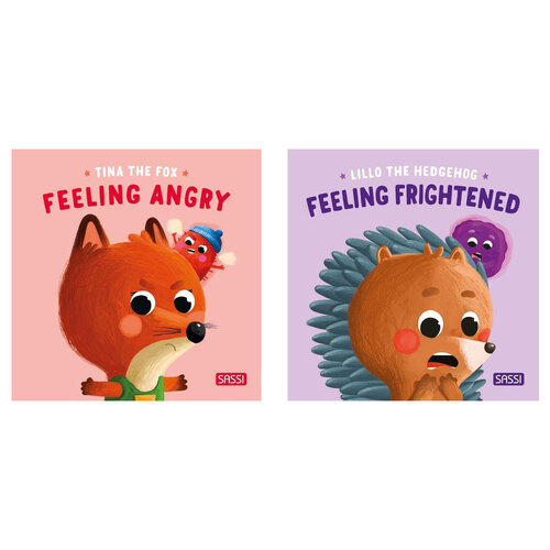 2pc Sassi Emotions - Feeling Angry and Emotions - Feeling Frightened Book Set