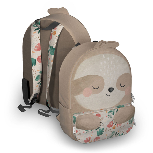 Sassi  A4 Junior Cotton Backpack Gnawy The Sloth 3+