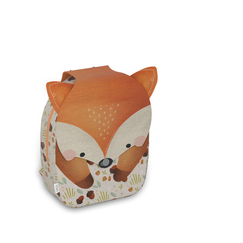 Sassi Cotton A5 Kids/Childrens Backpack Crunchy The Fox 18m+