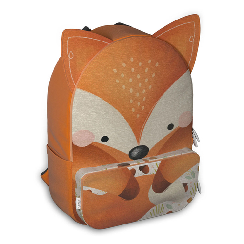 Sassi  A4 Junior Cotton Backpack Crunchy The Fox 3+