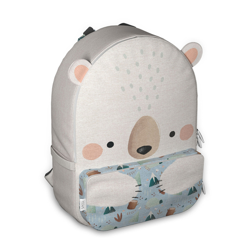 Sassi  A4 Junior Cotton Backpack Munchy the Bear 3+